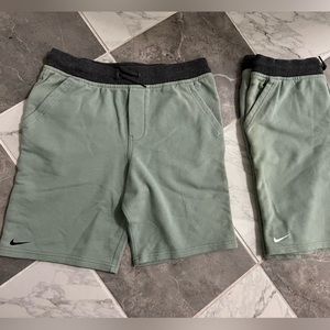 Light sage Nike shorts